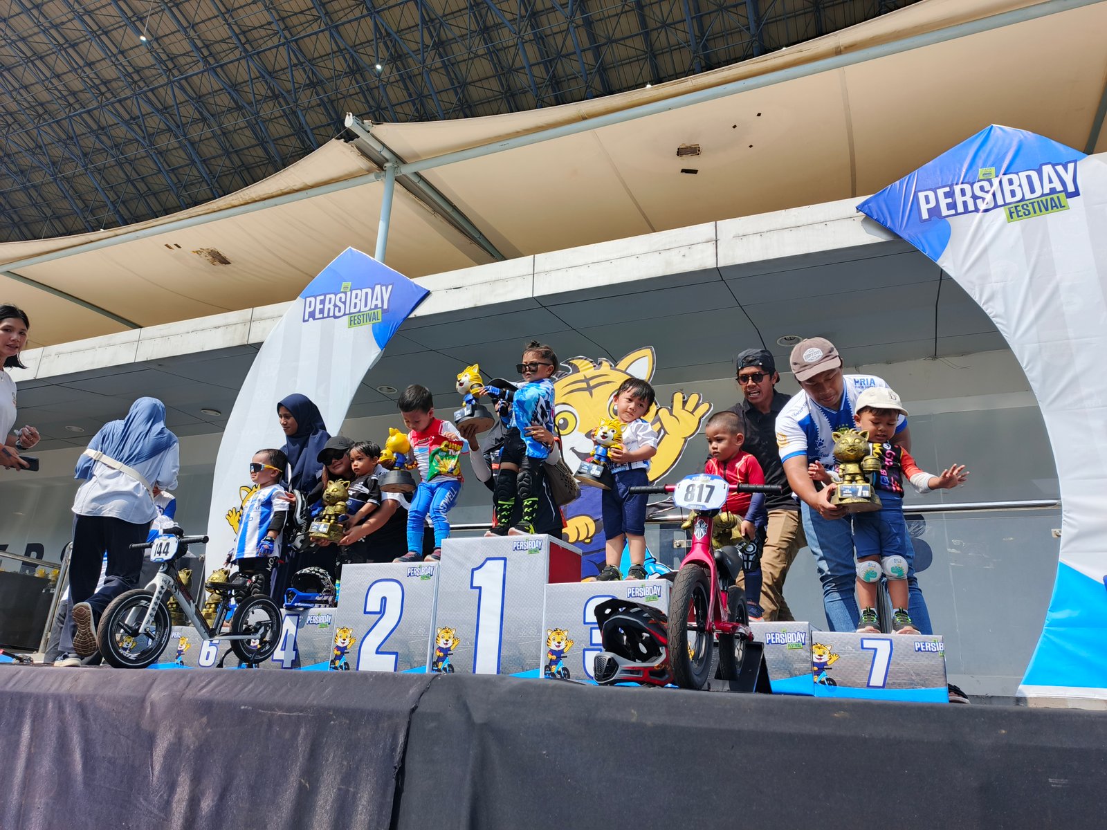 Maung Bandung Sukses Gelar Ajang Kompetisi Push Bike untuk Bobotoh Cilik di Acara PERSIBDay Festival